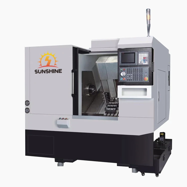 Torno inclinado CNC de alta rigidez