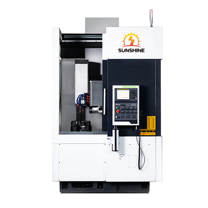 High Speed Precision Brake Hub Special CNC Vertical Lathe For Motor Housing