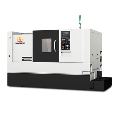 Torno inclinado CNC para mecanizado de discos