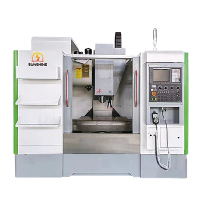 ¿Qué funciones tiene el controlador CNC en una máquina CNC vertical?