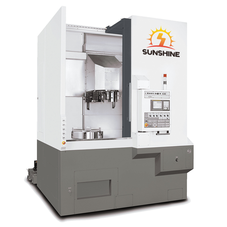 VTC50 CNC vertical lathe brake pad processing